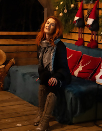 Winter Bushy Pussy Tease From Redhead Gilf